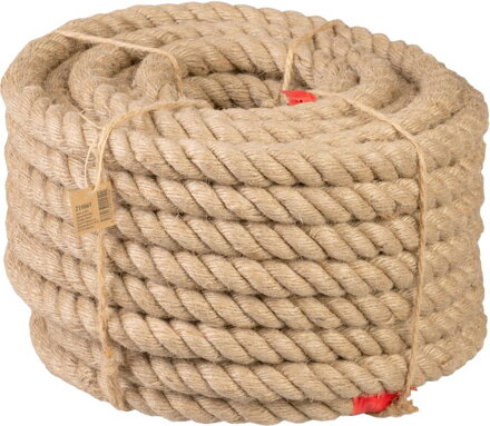 Lano Strend Pro Garden, jutové, trojpramenné, 20 mm, L-20 m