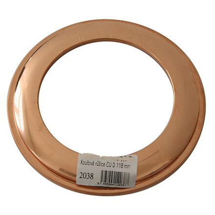 Ružica dymová Antikoro 132 mm, Cu, na dymovod