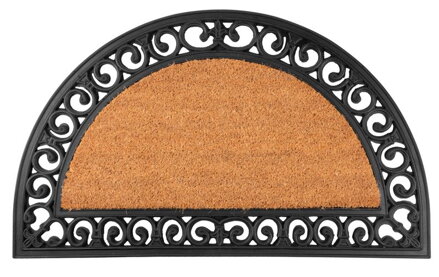 Rohožka pred dvere Ornament – 45x75 cm, hnedá