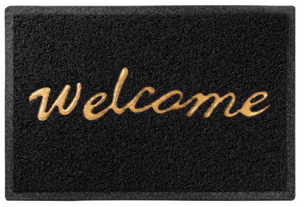 Rohožka pred dvere CBM 122 Welcome – čierna, 40x60 cm