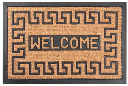 Rohožka pred dvere RBB 110 Welcome 2 – hnedá, 40x60 cm