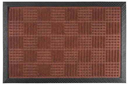 Rohožka pred dvere PPM 297 Parquets 2 – hnedá, 40x60 cm