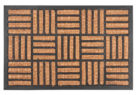 Rohožka pred dvere RBB 123 Parquets 3 – hnedá, 40x60 cm