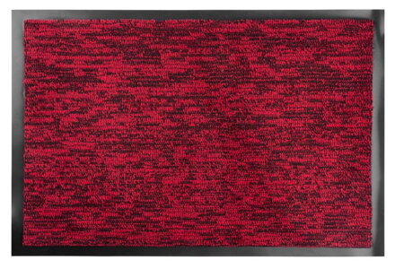 Rohožka pred dvere CPM 303 – čierna/červená, 40x60 cm