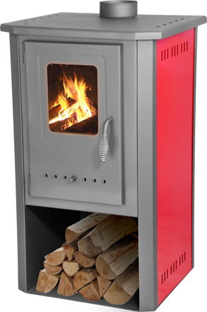 Strend Pro Kachle Thalia Pella, červené, 7 kW, 120 cm