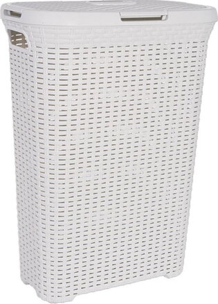 Kôš na prádlo Curver STYLE 40L, krémový, 61x26x44 cm