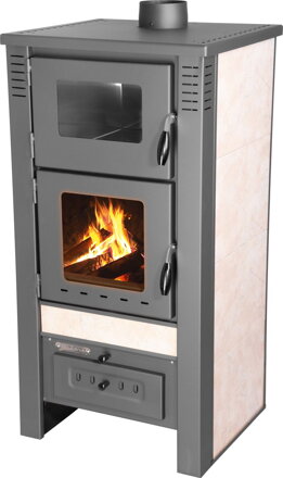 Strend Pro TAURUS Ceramic Kachle s rúrou na pečenie béžové 12 kW, 120 mm