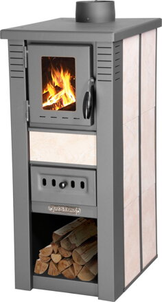 Kachle Pro LAVA Ceramic, béžové, 6 kW, 120 mm