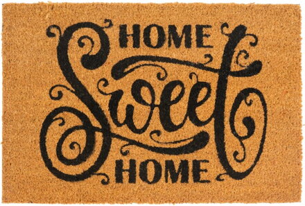 Rohožka MagicHome, pred dvere, Home sweet home, kokos/pvc, 40x60 cm