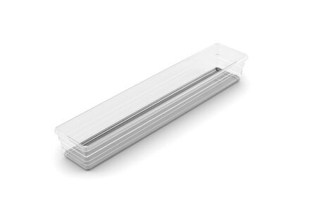 Organizér do zásuvky Curver SISTEMO 5, priesvitný/sivý, 7,5×37,5×5 cm