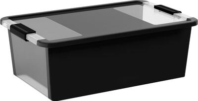 Box KIS Bi-Box M, 26L, čierny, 35x55x19 cm, s vekom
