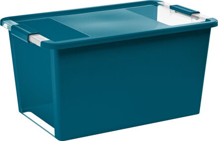 Box s vekom KIS Bi-Box L, 40 l, tyrkysový, 35×55×28 cm