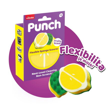 Hubka Vileda Punch citrón