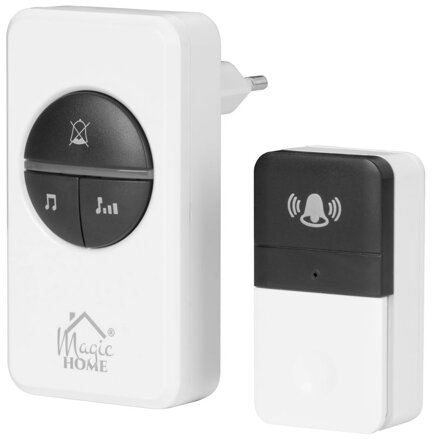 Kinetický zvonček MagicHome Intelligent4 – bezdrôtový, IP44, 100 m