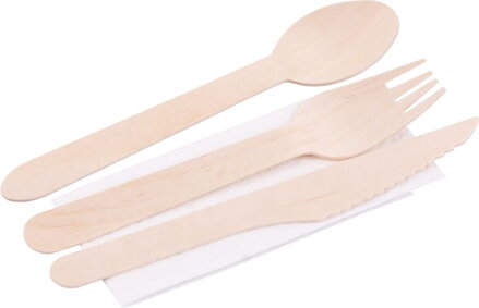 Príbor MagicHome Woodline ECO – 100% Natural