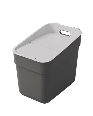 Kôš na odpadky Curver READY TO COLLECT 20L, tmavý sivý