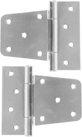 Záves dverový T00273 90x3 mm, vratový, sivý, 2 ks