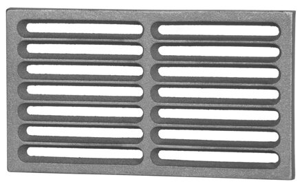 Liatinový rošt 280x160x17 mm, s mostíkom