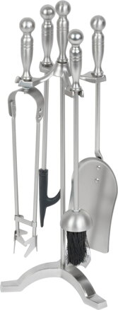 Sada kutáčov Homefire FT53S, 4-dielna, poniklovaná, 53 cm