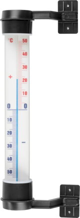 Vonkajší teplomer Strend Pro TMS-175 Walltube, plastový, čierno-sivý