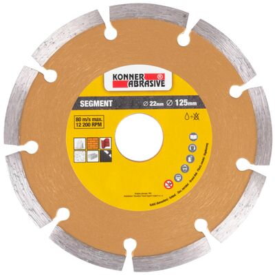 Diamantový kotúč KONNER D71003 125 mm, Segment
