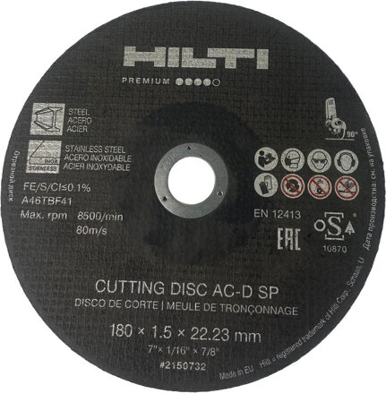 Kotúč HILTI AC-D SP 180x1,5 mm, #2150732