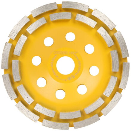 Diamantový kotúč Strend Pro CGW11, 115 mm, 2rowsCup, brúsny