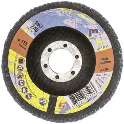 Kotúč Mamut Zirconia 50 HD, 125x22 mm, Z80, lamelový, oceľ/inox, T29