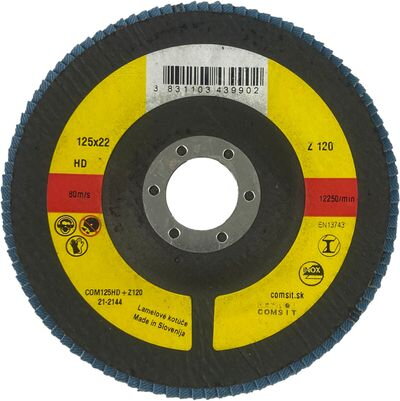 Kotúč Mamut Zirconia 50 HD, 125x22 mm, Z120, lamelový, oceľ/inox, T29