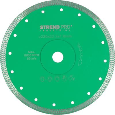 Diamantový kotúč Strend Pro Industrial, 230×22.2×1.8 mm, ultra tenký