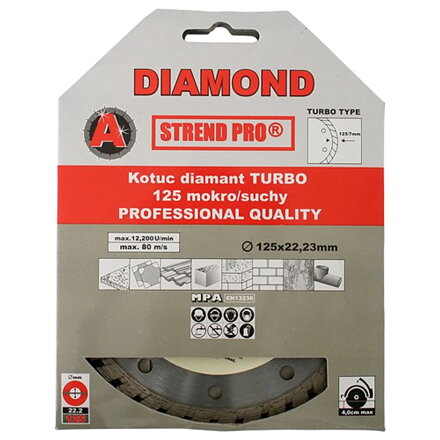 Diamantový kotúč Strend Pro 521C, 150 mm, Turbo +