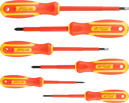 Sada skrutkovačov Strend Pro SD0118, VDE 6-dielna, elektrikárska, 1000V