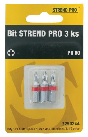 Bit Strend Pro Phillips PH 1, balenie 3 ks