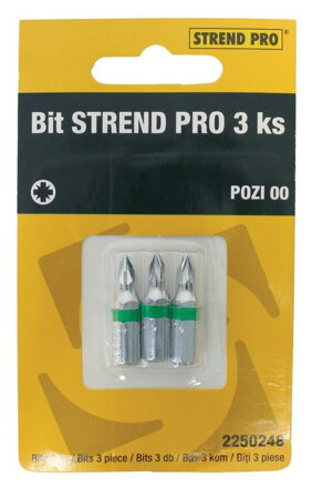 Bit Strend Pro Pozidriv PZ 1, balenie 3 ks