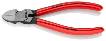 Kliešte KNIPEX 72 01 140 – 140 mm, štípacie, na plast