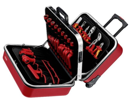 Kufrik KNIPEX 98 99 15, "BIG Twin Move RED", elektrikar