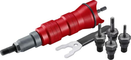 Nadstavec na vŕtačku Strend Pro Premium, 1/4", M3–M10, nitovací