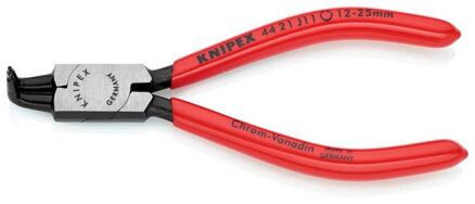 Kliešte KNIPEX 44 21 J11 – 12-25 mm, zahnuté 90°, na vnútorné poistné krúžky