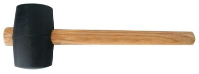 Gumené kladivo, 340 g, drevená rúčka
