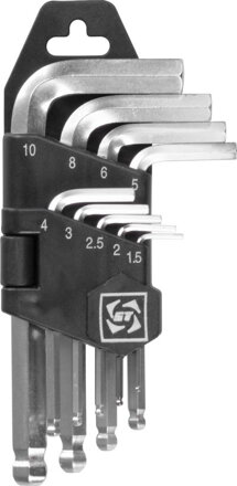 Sada kľúčov Strend Pro HK0044, 9-dielna, Hex S1, Imbus