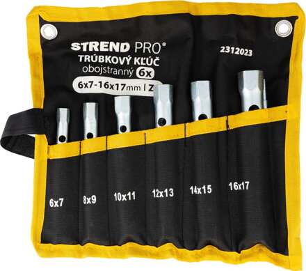 Sada trúbkových kľúčov Strend Pro – 6x7 až 16x17 mm, 6 ks
