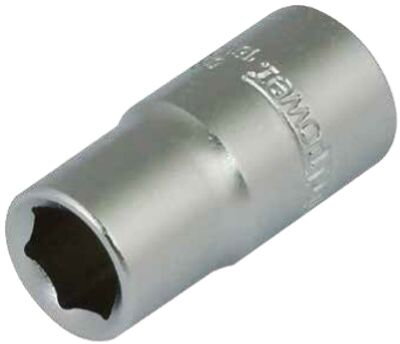 Hlavica whirlpower® 16121-11, 04.0 mm, 1/4", Cr-V, 6point, krátka