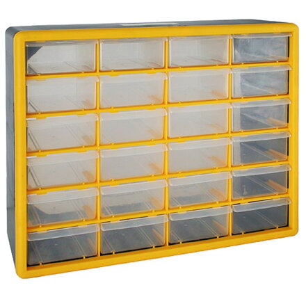 Organizér na stenu Strend Pro SBx3045-C, 24 zásuviek, max. 28 kg