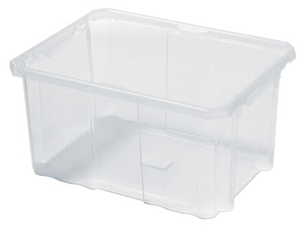 Plastový box úložný NCC12, transparentný, 30×20×16 cm