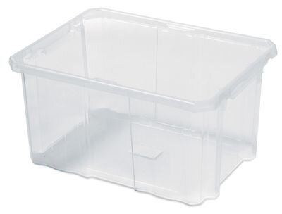 Plastový box úložný NCC16 transparentný 400x300x200