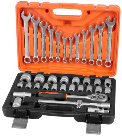 Strend Pro Sada hlavíc STREND CUBE 237, 37 dielna, 1/2"