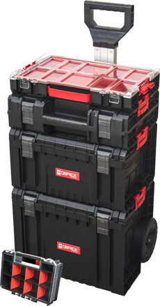 Box QBRICK® System PRO Set 5v1 - Cart, Toolbox, Toolcase, Organizer 100 a Multi, 5 dielna sada boxov na náradie