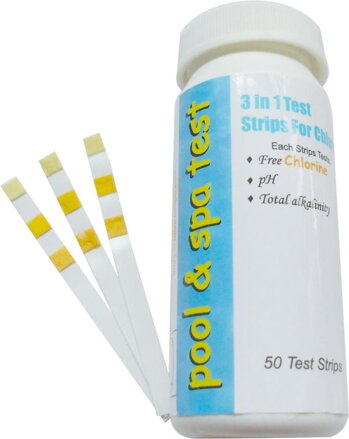 Tester vody Strend Pro, 3v1, ph, chlór, alkalita, pásiky
