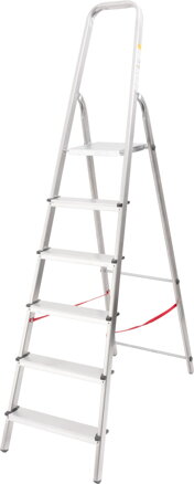 Schodíky Strend Pro ALD, 6-stupienkové, hliníkové, 125 kg