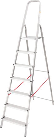 Schodíky Strend Pro ALD, 7-stupienkové, hliníkové, 125 kg